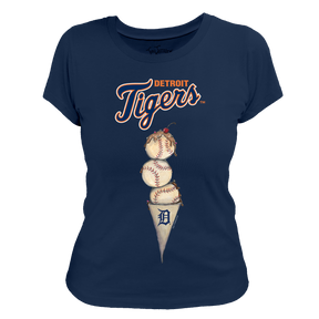 Detroit Tigers Triple Scoop Women's Tee Shirt