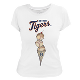 Detroit Tigers Triple Scoop Women's Tee Shirt