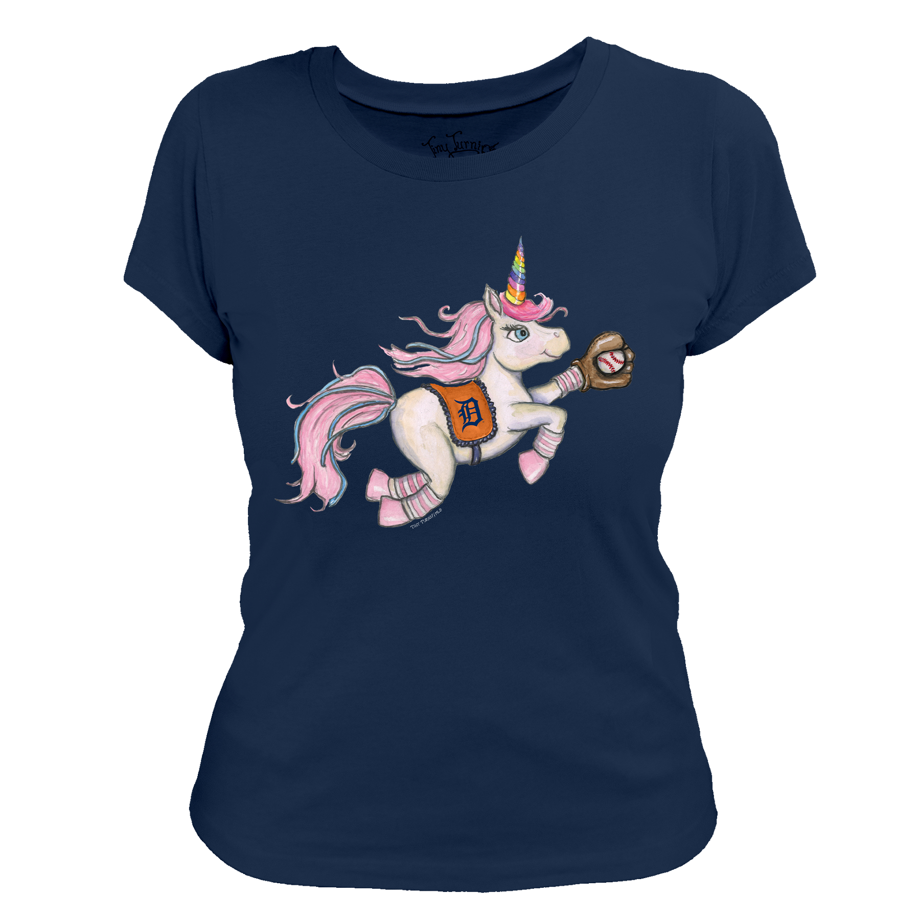 Detroit Tigers Unicorn Tee Shirt