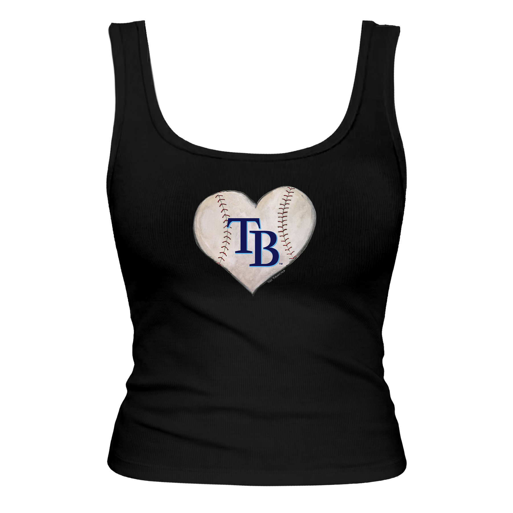 VIP Tampa Bay Rays Postseason '26 Baseball Heart Emmy Tank
