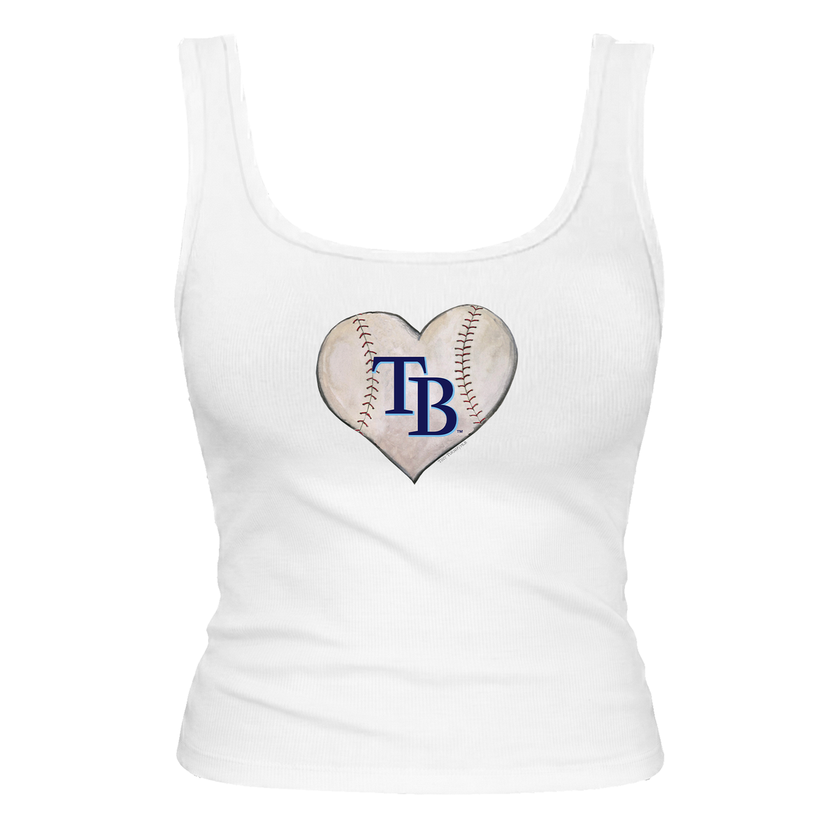 VIP Tampa Bay Rays Postseason '26 Baseball Heart Emmy Tank