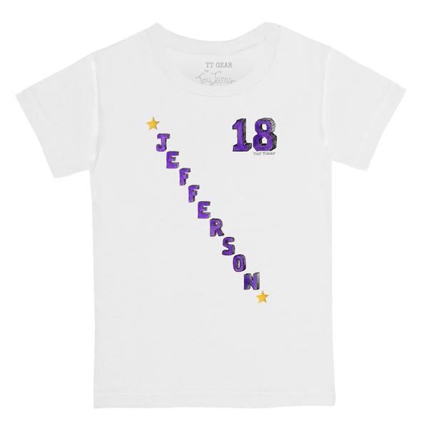 VIP Football: Diagonal Player w/ Number - Kid's Tee Shirt