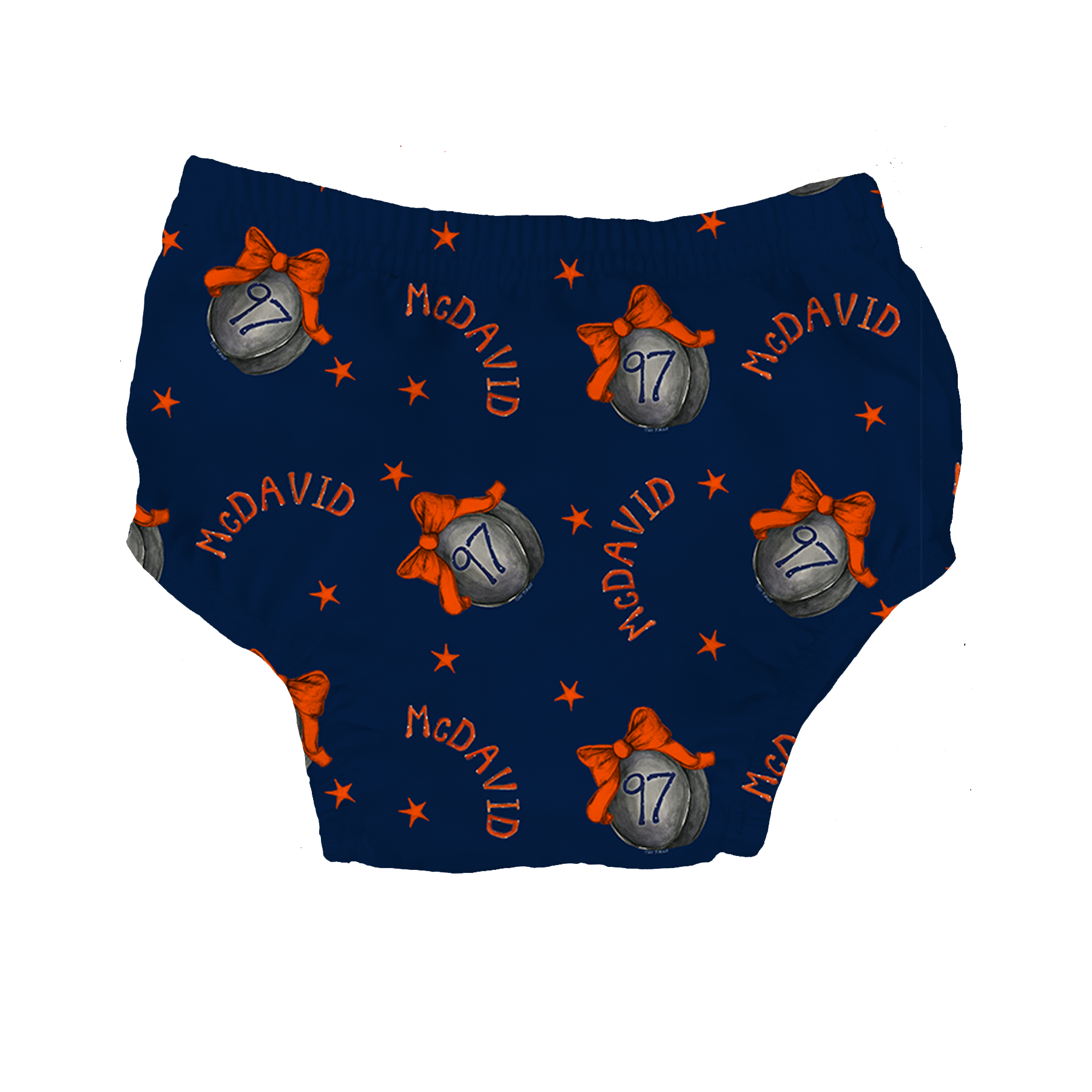 VIP NHL Hockey Bow w/ Name, Number - Bloomers - Tiny Turnip