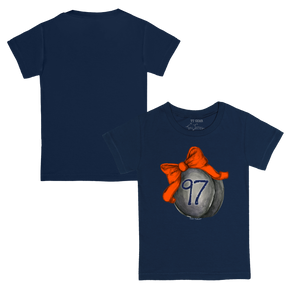 VIP Hockey Bow w/ Name, Number - Kid's Tee Shirt - Tiny Turnip