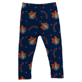 VIP NHL Hockey Bow w/ Name, Number - Leggings - Tiny Turnip