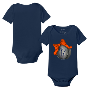 VIP Hockey Bow w/ Name, Number - Short Sleeve Snapper - Tiny Turnip