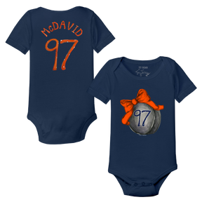 VIP NHL Hockey Bow w/ Name, Number - Short Sleeve Snapper - Tiny Turnip