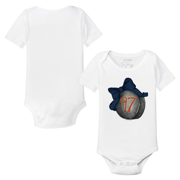 VIP Hockey Bow w/ Name, Number - Short Sleeve Snapper - Tiny Turnip
