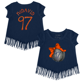 VIP NHL Hockey Bow w/ Name, Number - Fringe Tee - Tiny Turnip