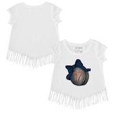 VIP Hockey Bow w/ Name, Number - Fringe Tee - Tiny Turnip