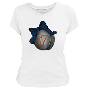 VIP Hockey Bow w/ Name, Number - Women's Tee Shirt - Tiny Turnip