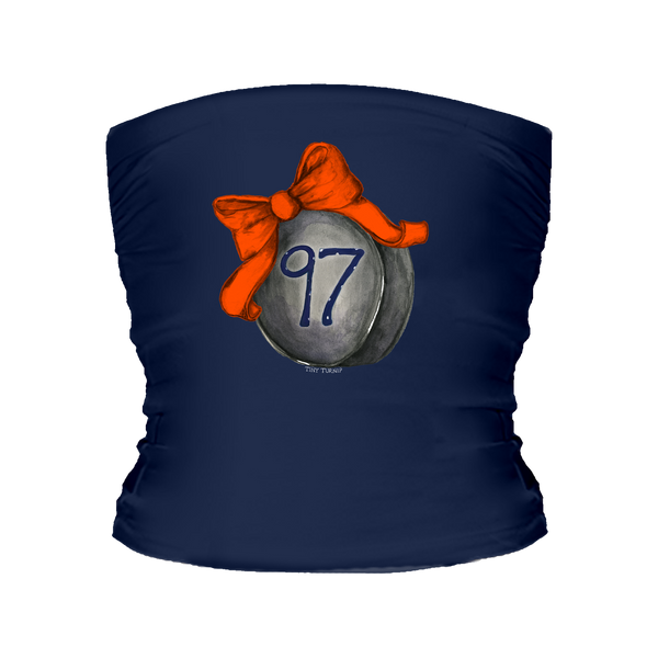 VIP Hockey Bow w/ Name, Number - Tube Top - Tiny Turnip