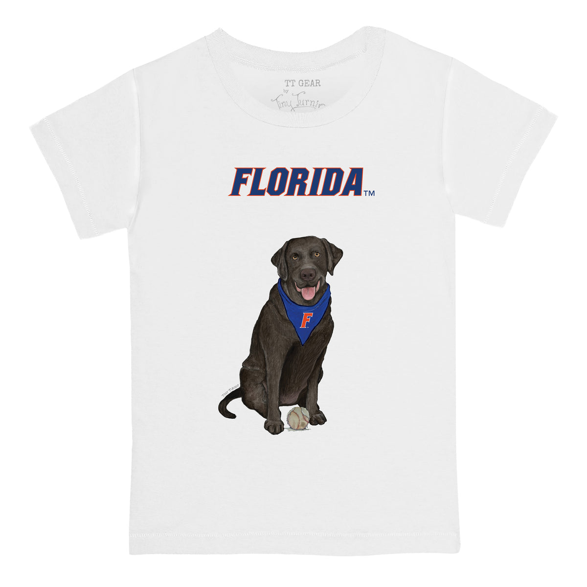 Florida Gators Black Labrador Retriever Tee Shirt