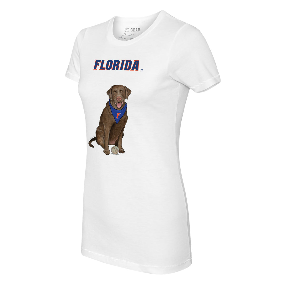 Florida Gators Chocolate Labrador Retriever Tee Shirt