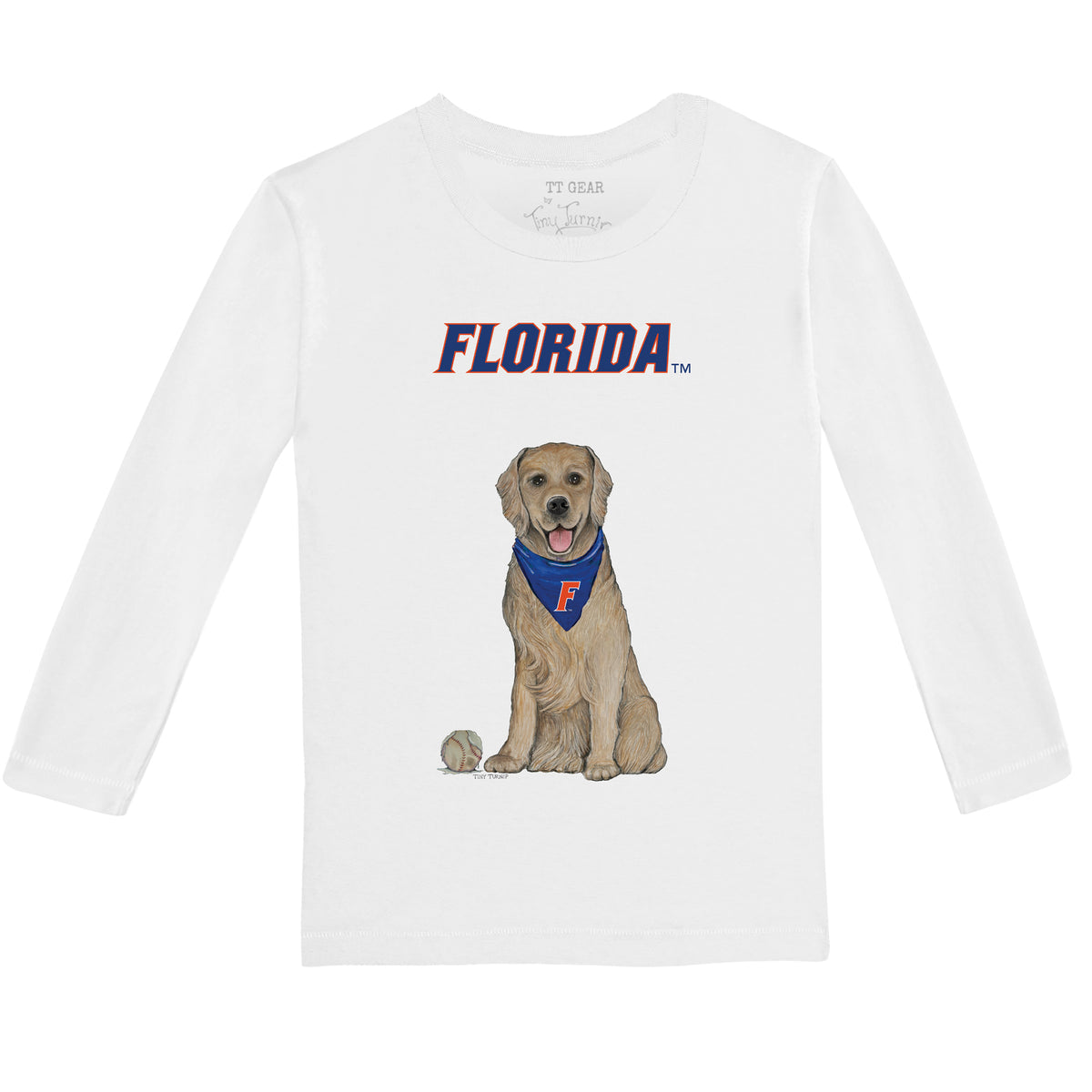 Florida Gators Golden Retriever Long-Sleeve Tee Shirt