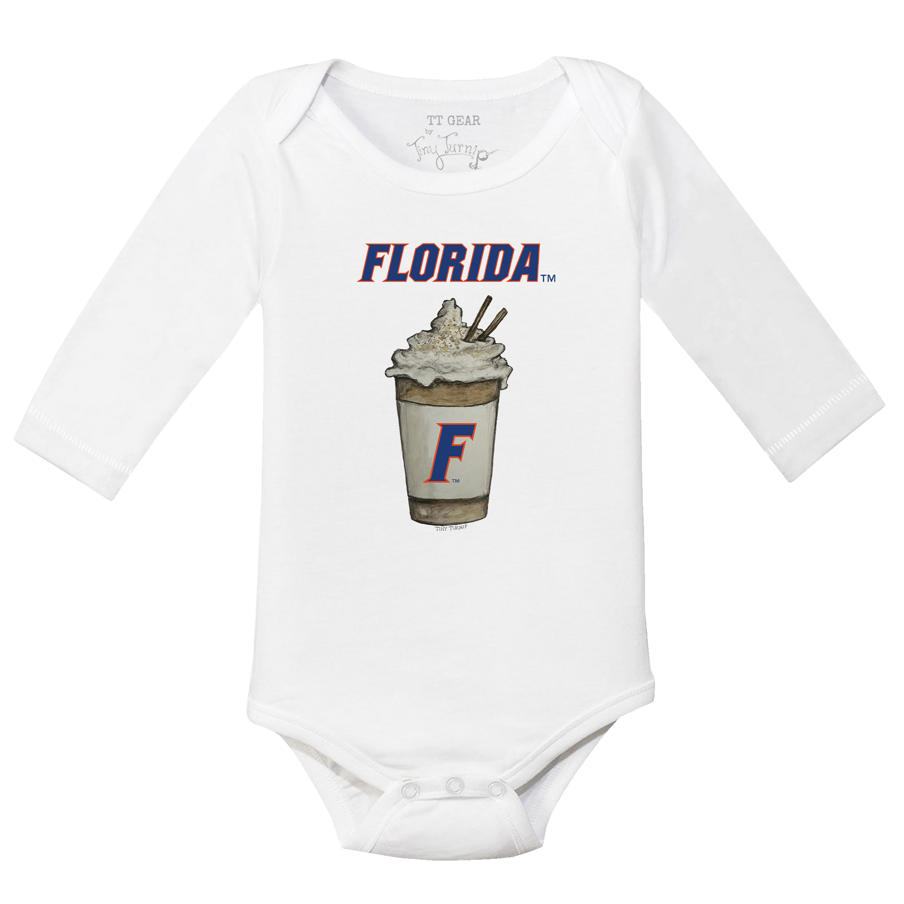 Florida Gators Latte Long Sleeve Snapper
