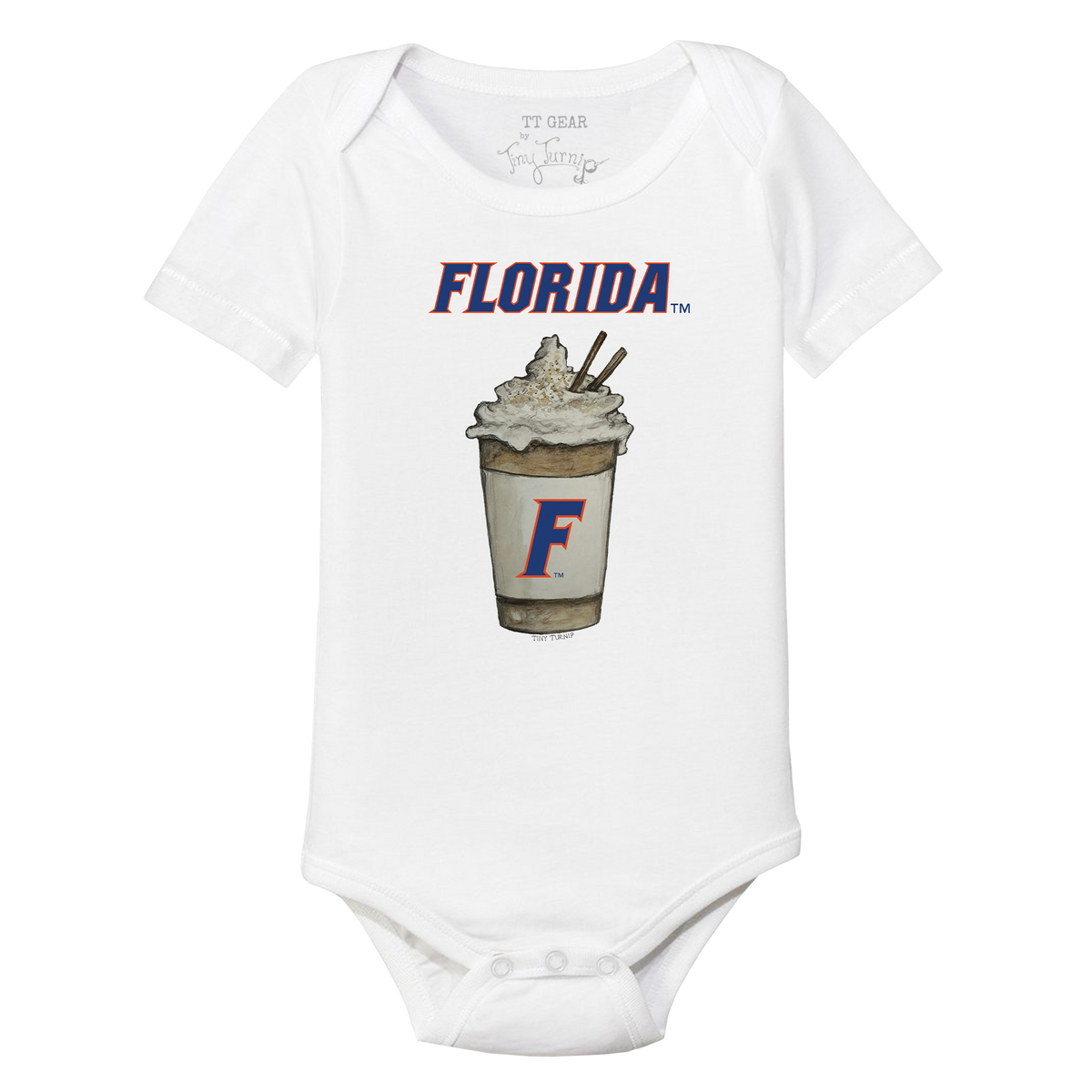Florida Gators Latte Short Sleeve Snapper