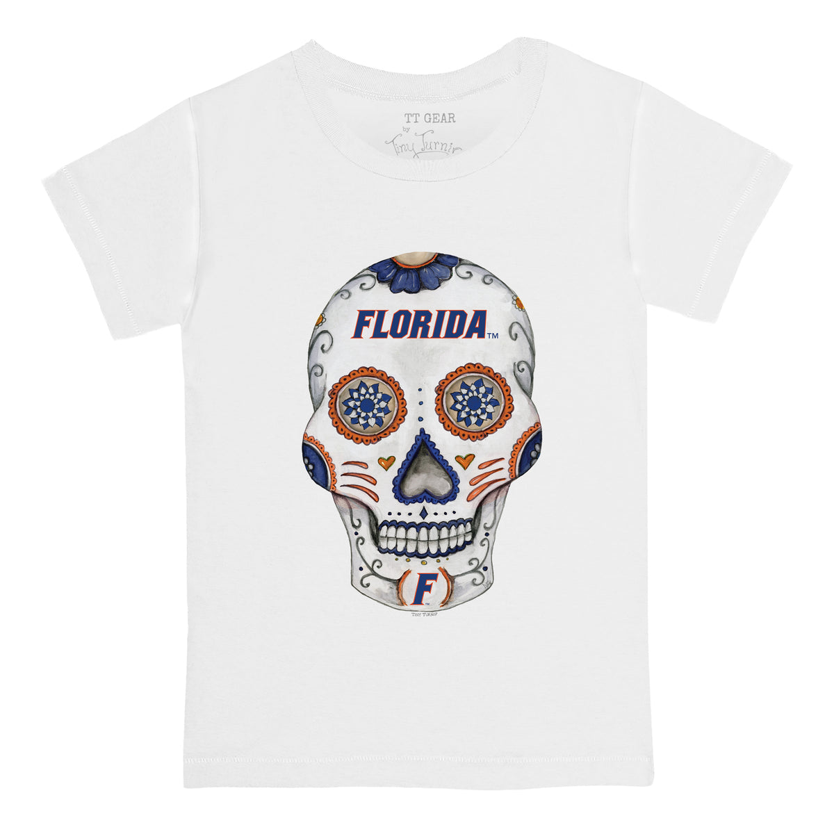 Florida Gators Sugar Skull Tee Shirt