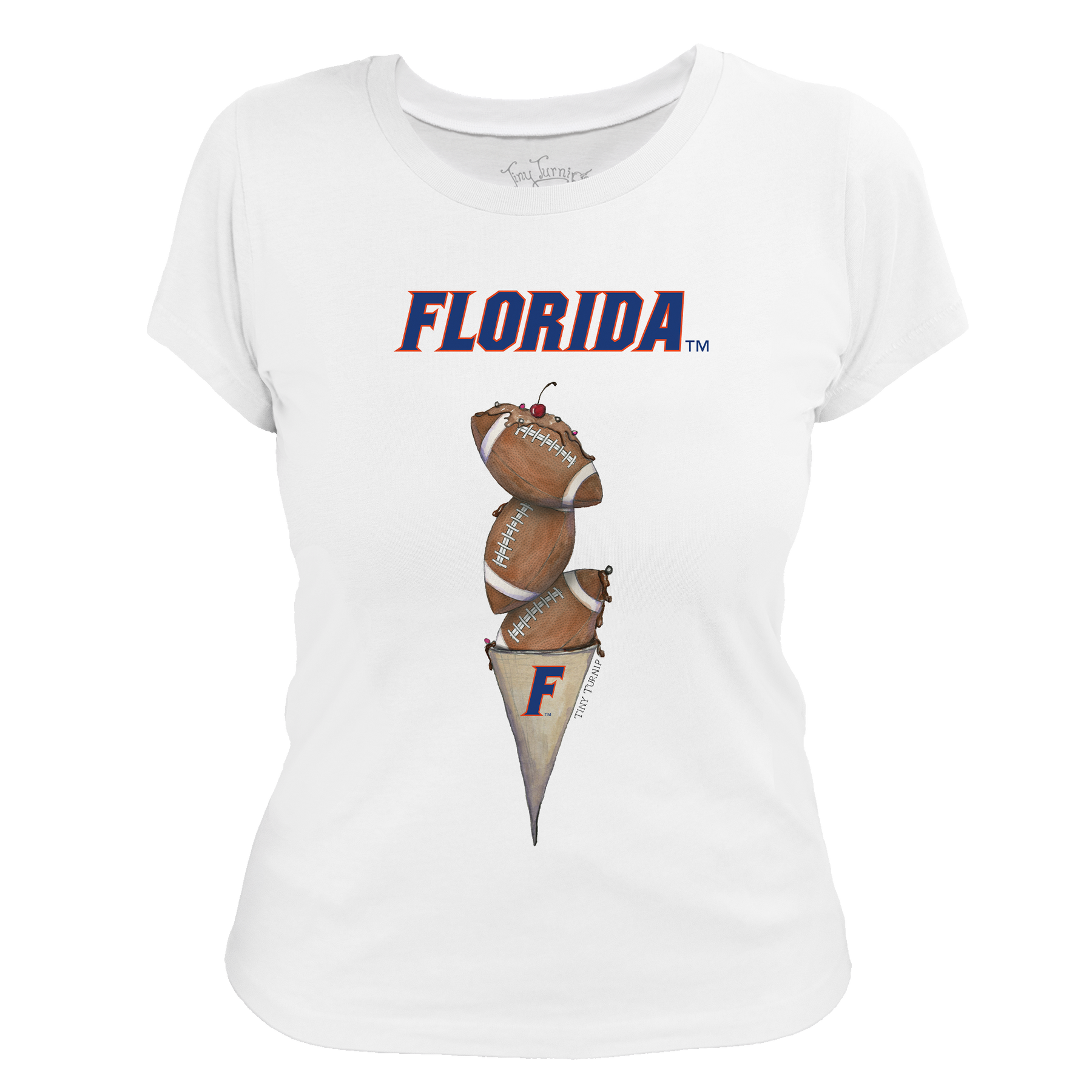 Florida Gators Football Triple Scoop Women's Tee Shirt