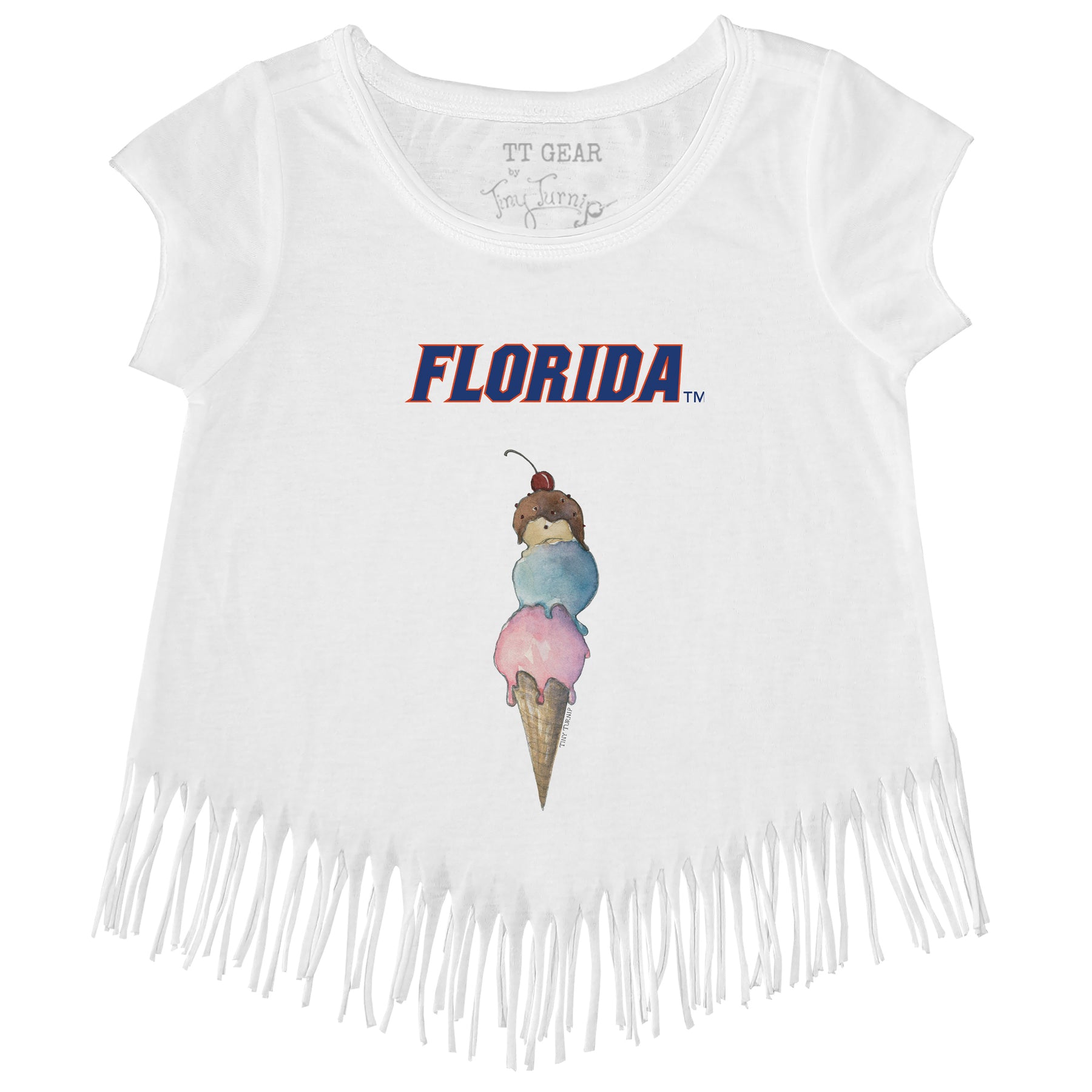 Florida Gators Triple Scoop Fringe Tee