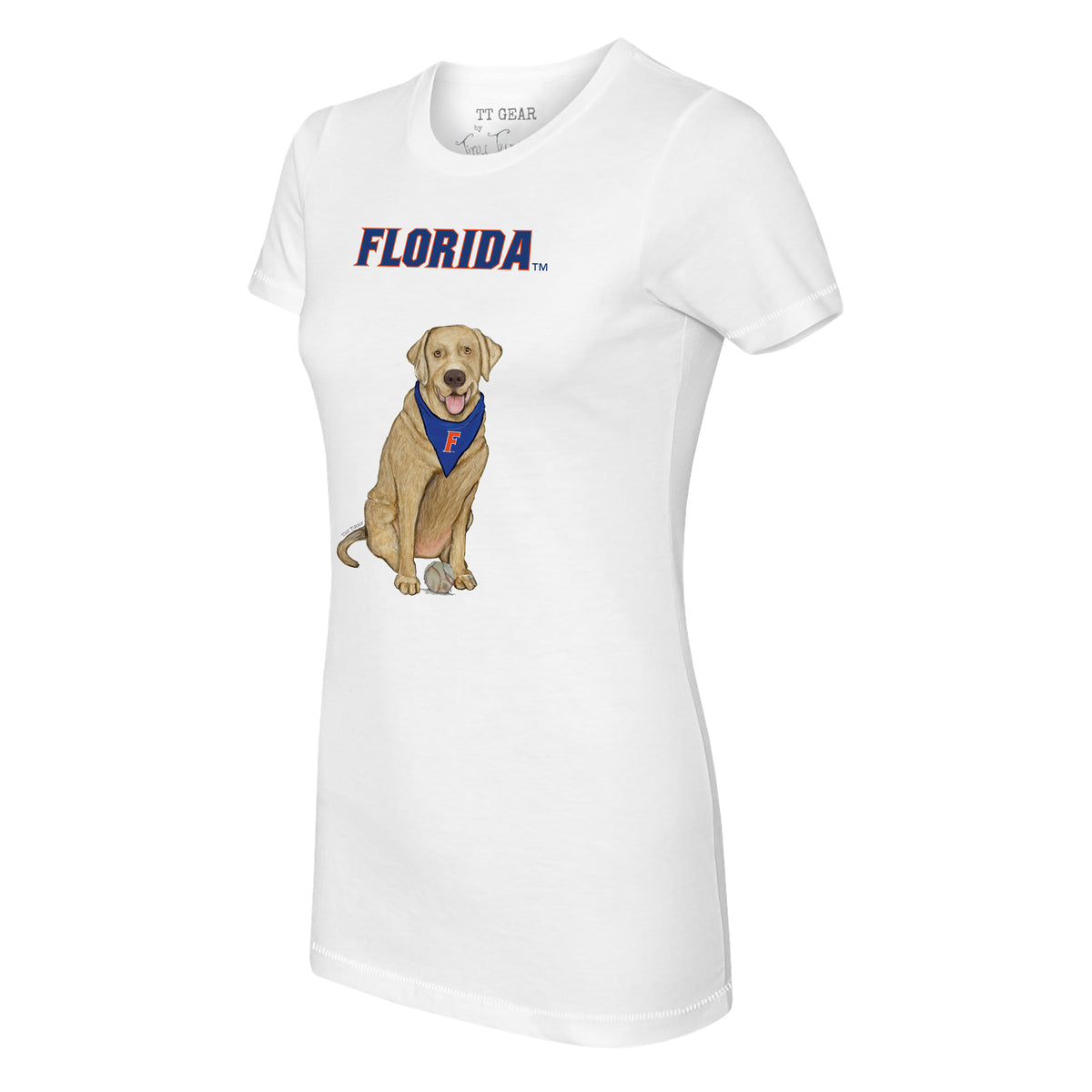 Florida Gators Yellow Labrador Retriever Tee Shirt