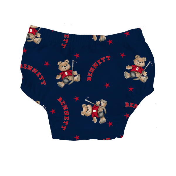 VIP NHL Teddy w/ Name, Number - Bloomers - Tiny Turnip