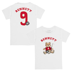 VIP NHL Teddy w/ Name, Number - Kid's Tee Shirt - Tiny Turnip
