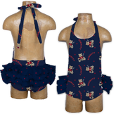 VIP NHL Teddy w/ Name, Number - Ruffle Romper - Tiny Turnip