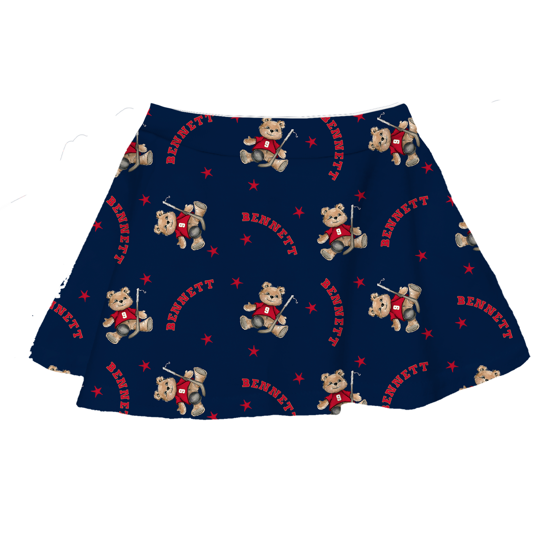 VIP NHL Teddy w/ Name, Number - Skirt - Tiny Turnip