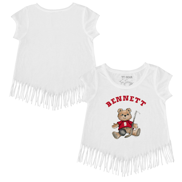 VIP Teddy w/ Name, Number - Fringe Tee - Tiny Turnip