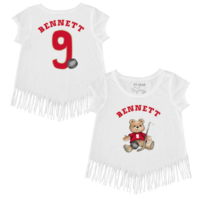 VIP NHL Teddy w/ Name, Number - Fringe Tee - Tiny Turnip