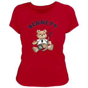 VIP Teddy w/ Name, Number - Women's Tee Shirt - Tiny Turnip