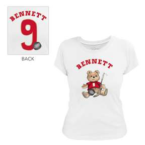 VIP NHL Teddy w/ Name, Number - Women's Tee Shirt - Tiny Turnip