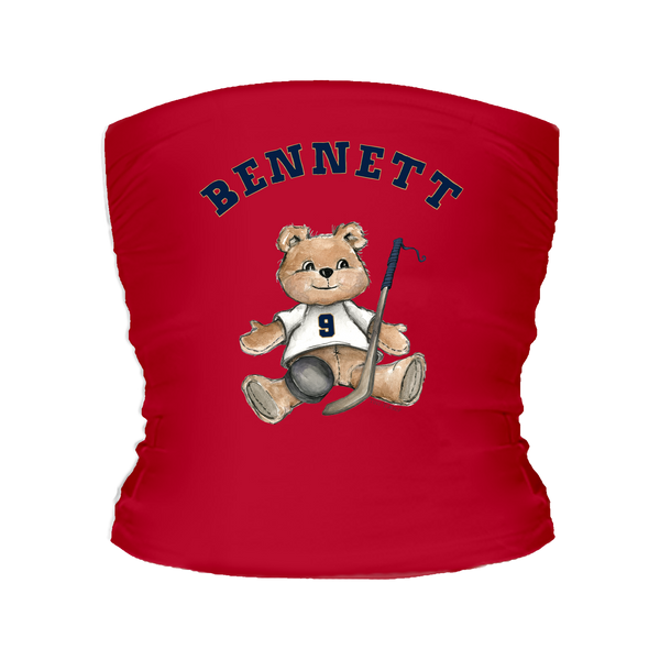VIP Teddy w/ Name, Number - Tube Top - Tiny Turnip