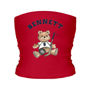 VIP Teddy w/ Name, Number - Tube Top - Tiny Turnip