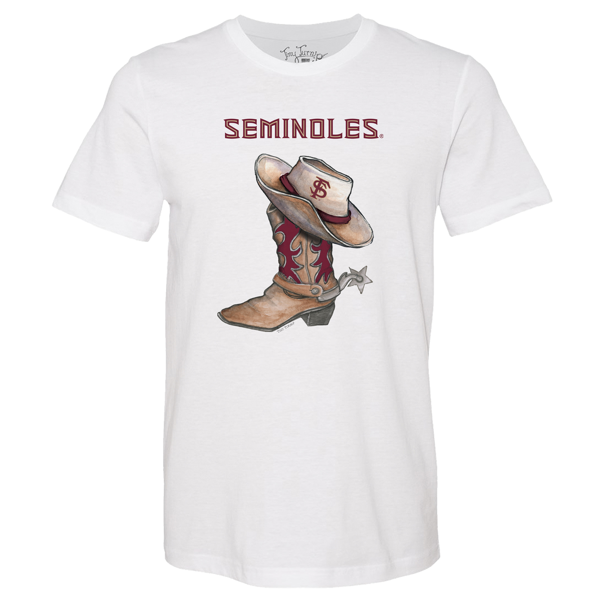 Florida State Seminoles Cowboy Boot Unisex Tee Shirt