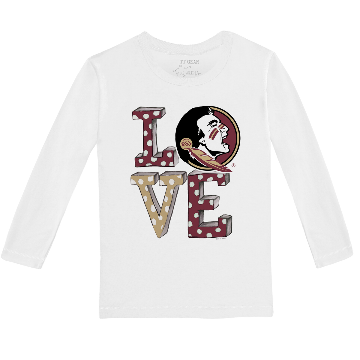 Florida State Seminoles LOVE Long-Sleeve Tee Shirt