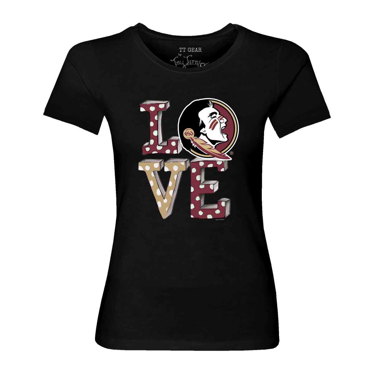 Florida State Seminoles LOVE Women's Tee Shirt