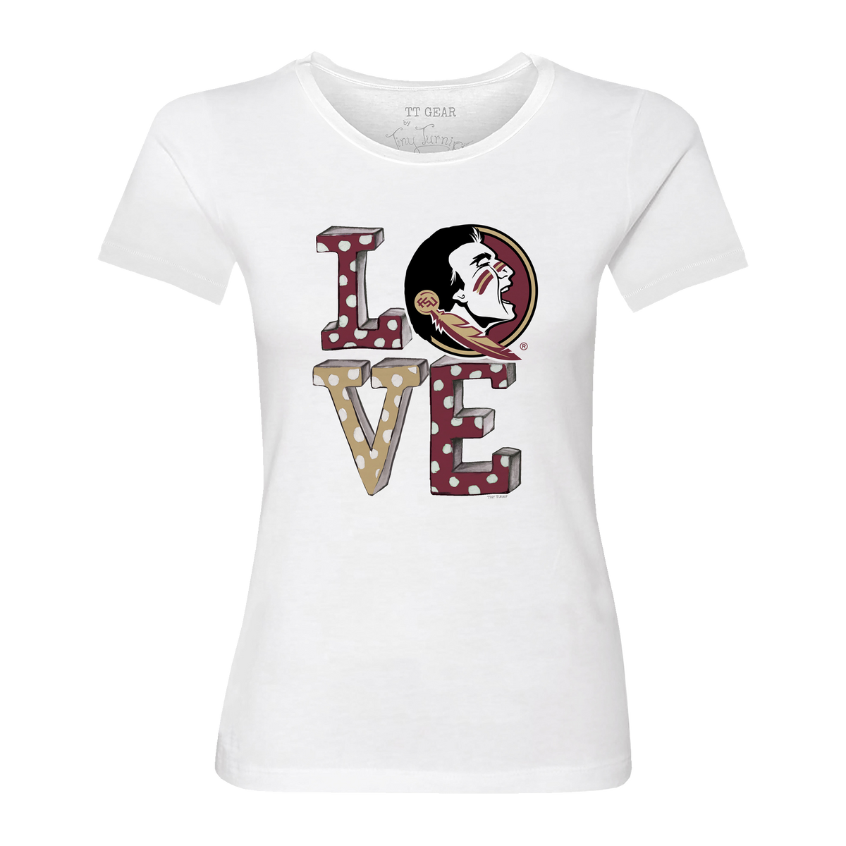 Florida State Seminoles LOVE Women's Tee Shirt