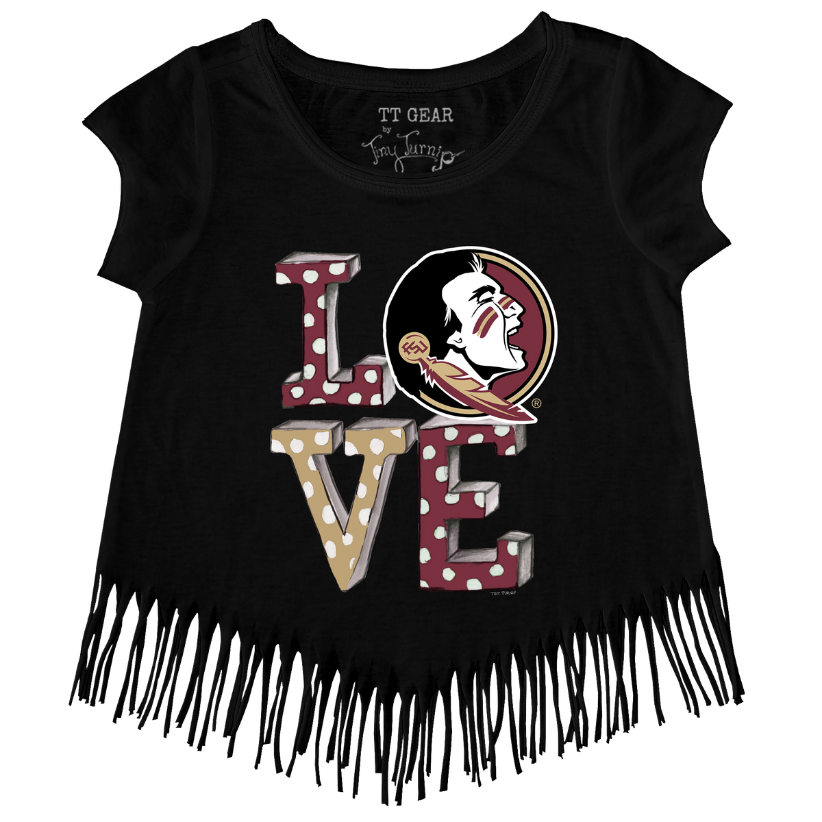 Florida State Seminoles LOVE Fringe Tee