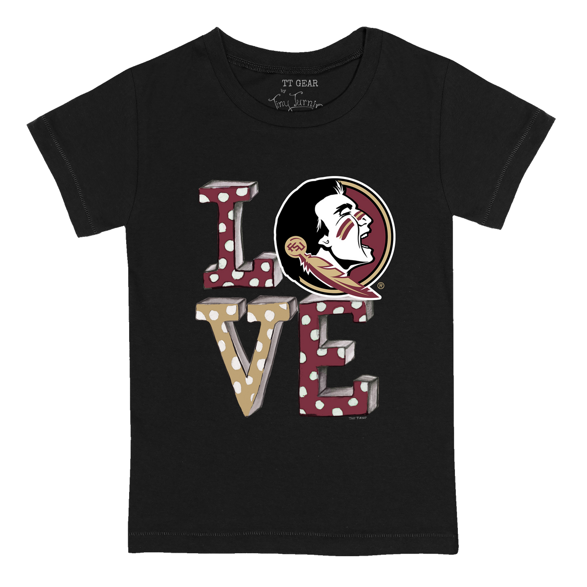 Florida State Seminoles LOVE Kid's Tee Shirt