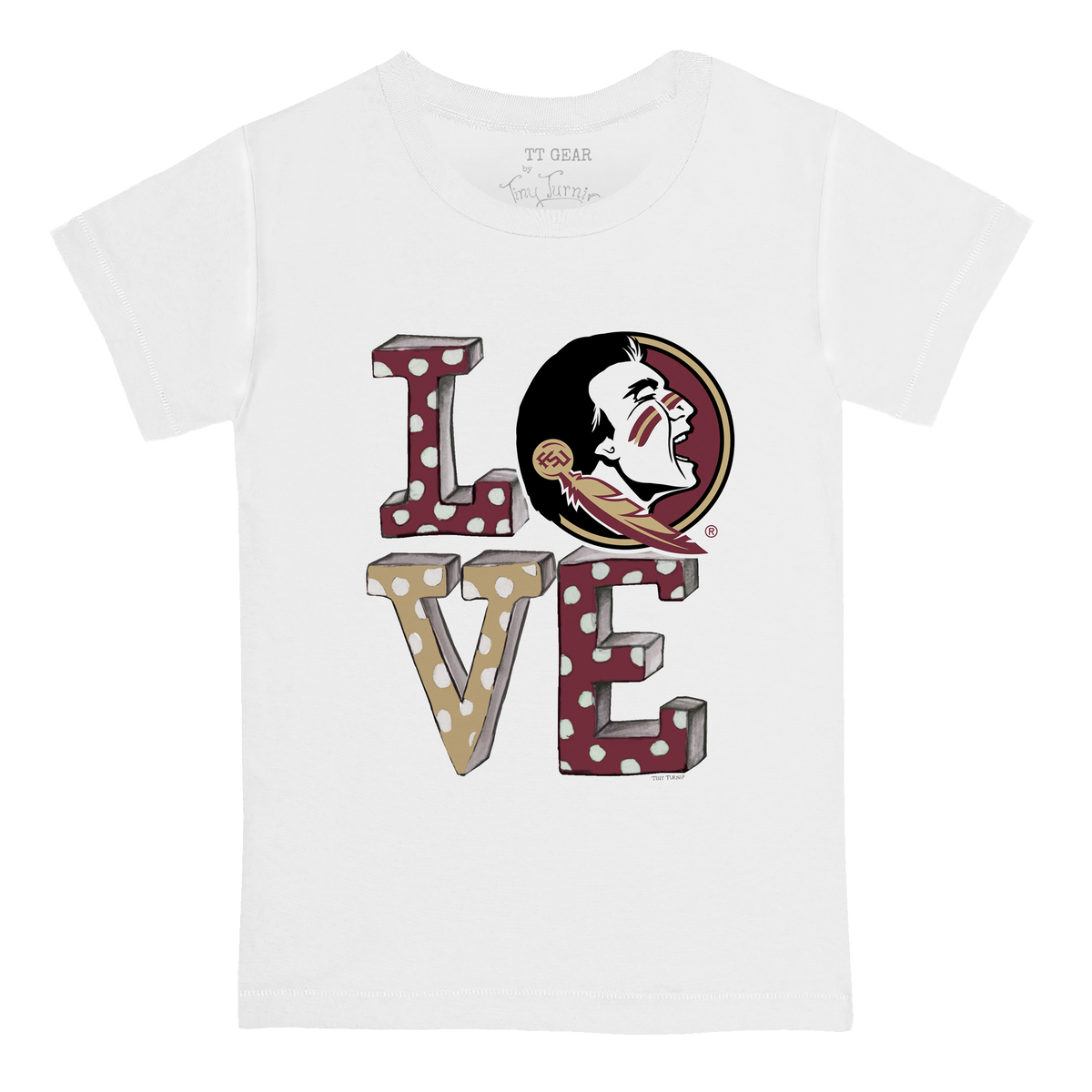 Florida State Seminoles LOVE Kid's Tee Shirt