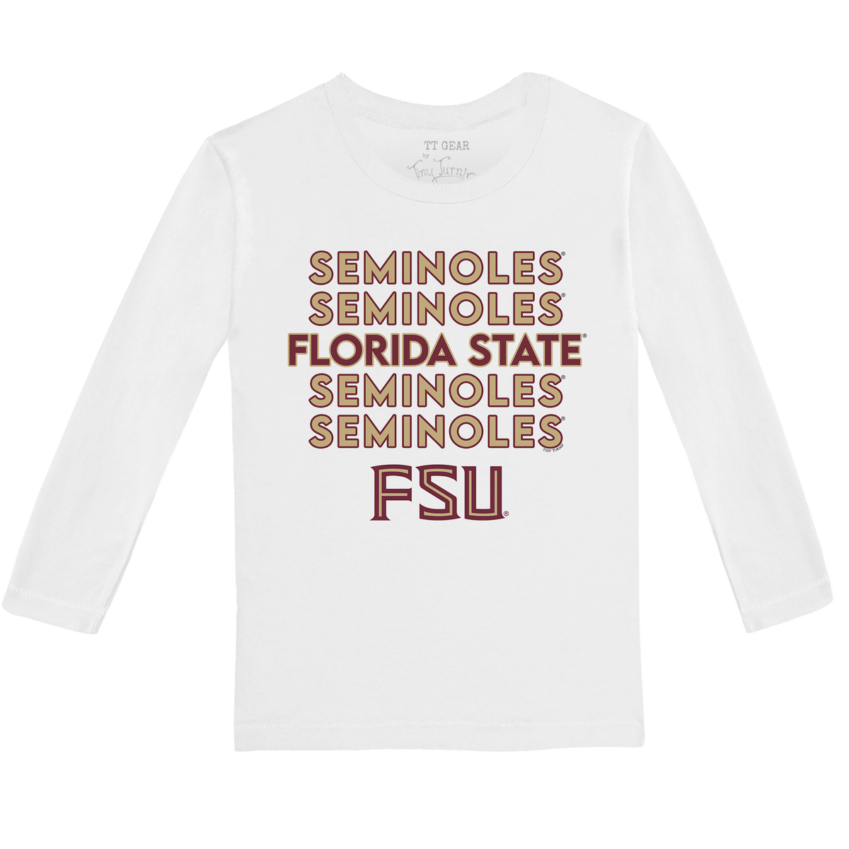 Florida State Seminoles Stacked Long-Sleeve Tee Shirt