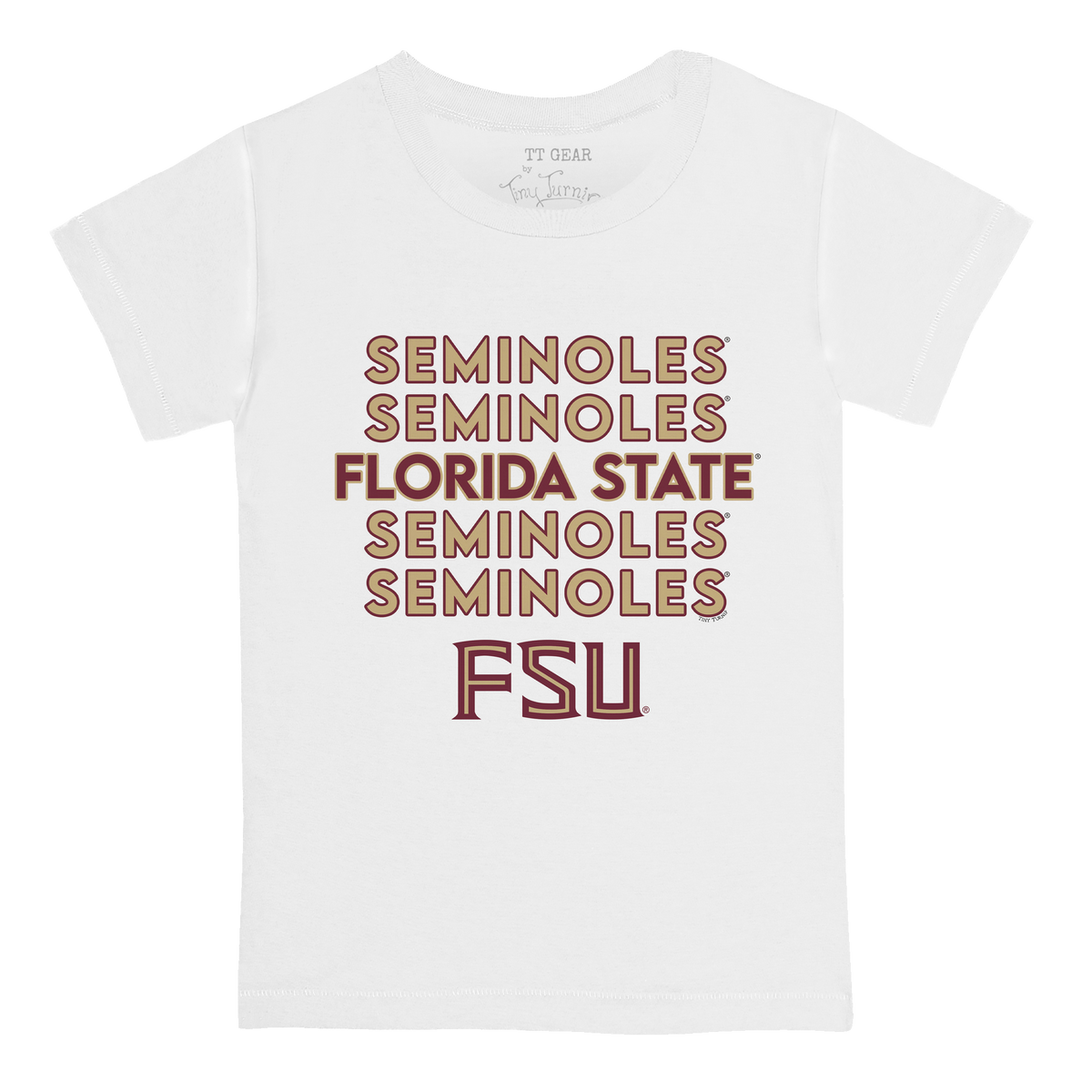 Florida State Seminoles Stacked Kid's Tee Shirt
