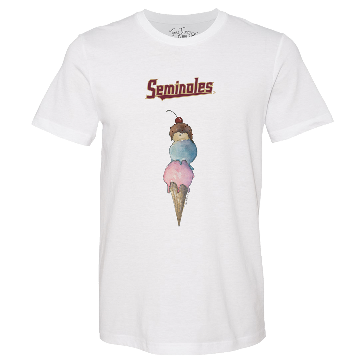 Florida State Seminoles Triple Scoop Unisex Tee Shirt