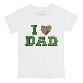 I Love Dad Football Tee Shirt