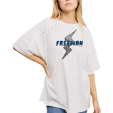 VIP Los Angeles Dodgers Postseason '26 Rocker Distressed Tee - Tiny Turnip