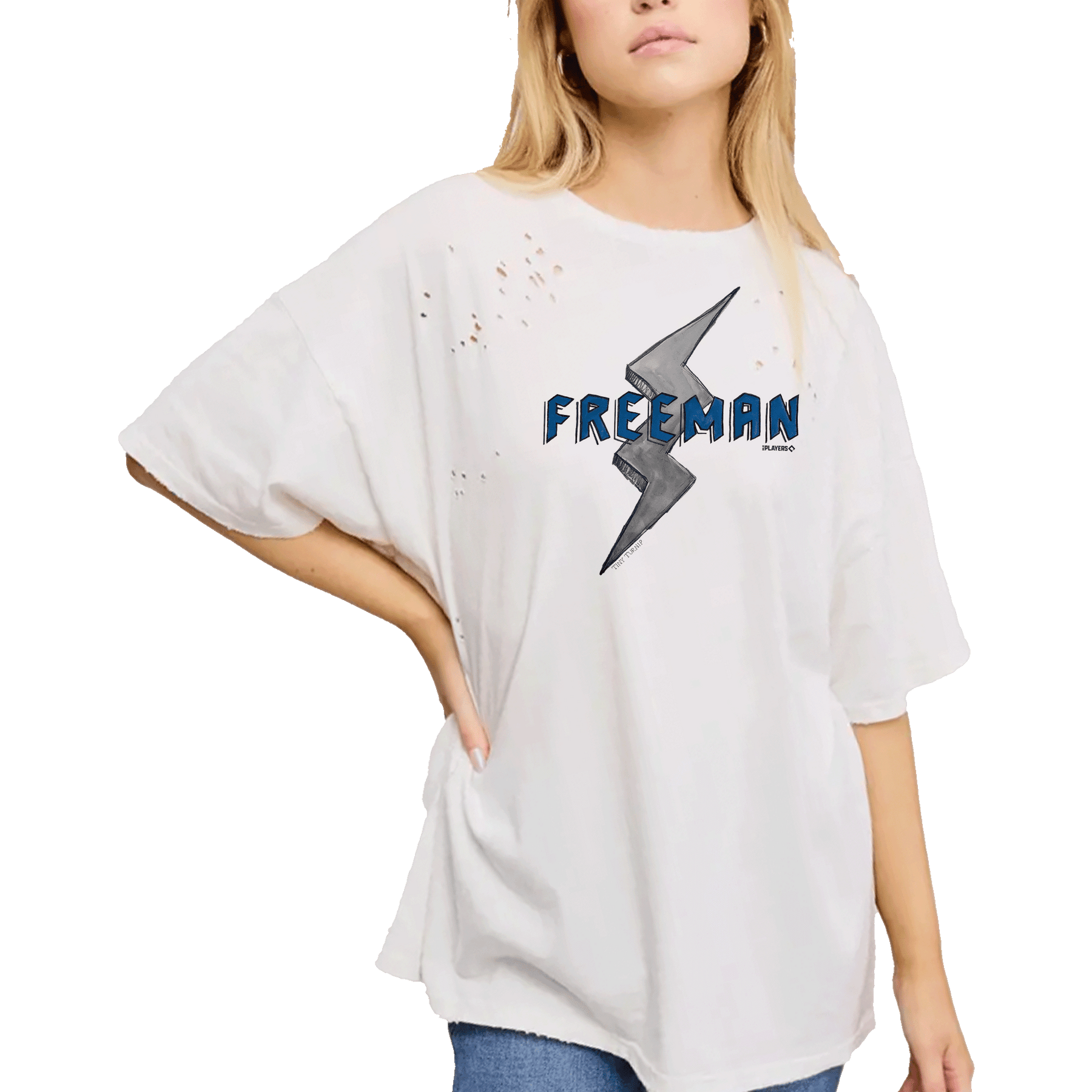 VIP Los Angeles Dodgers Postseason '26 Rocker Distressed Tee - Tiny Turnip