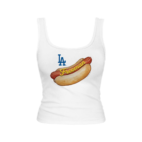 VIP Los Angeles Dodgers Personalized Postseason '26 Hot Dog Emmy Tank