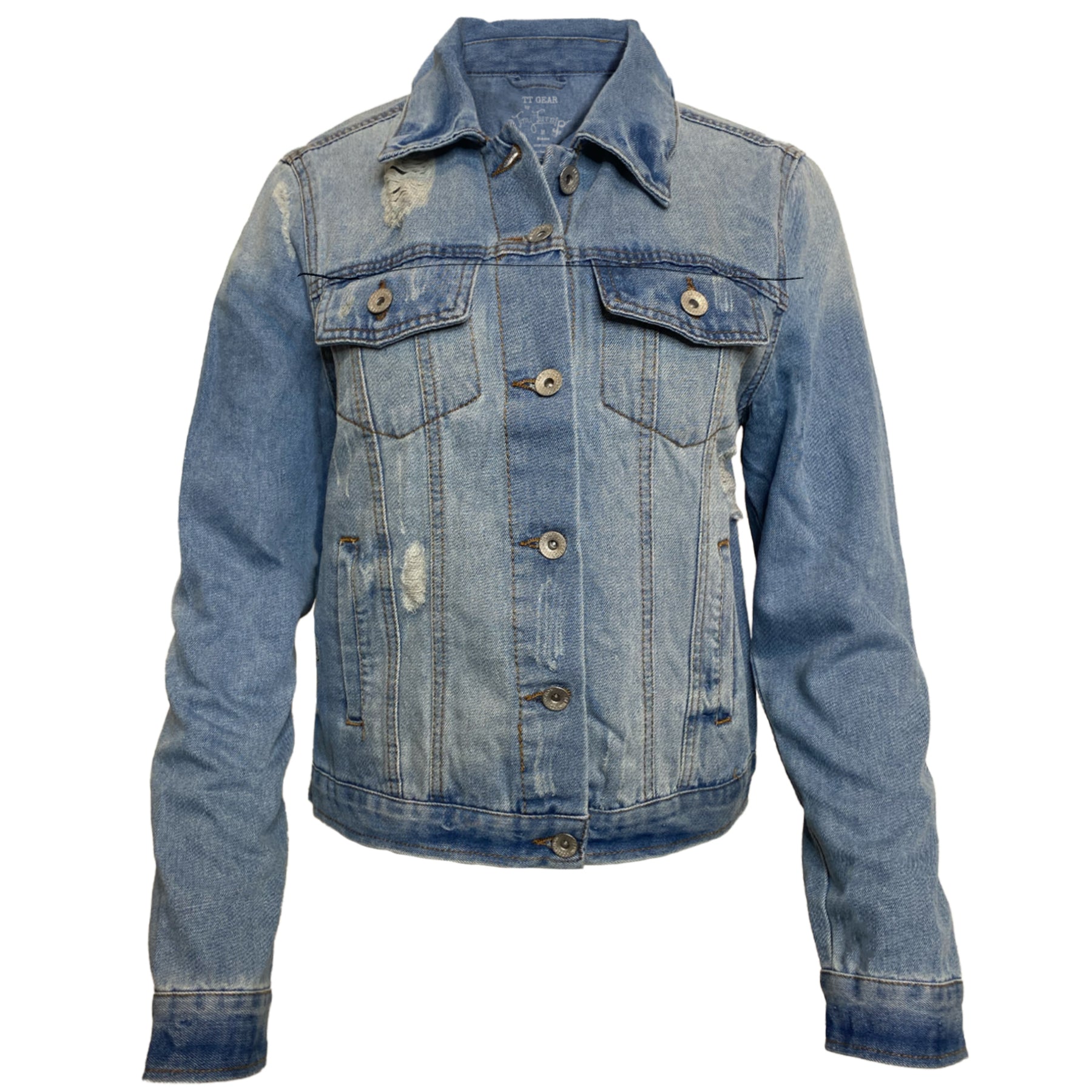 Milwaukee Brewers 2024 Year of the Dragon Distressed Denim Jacket